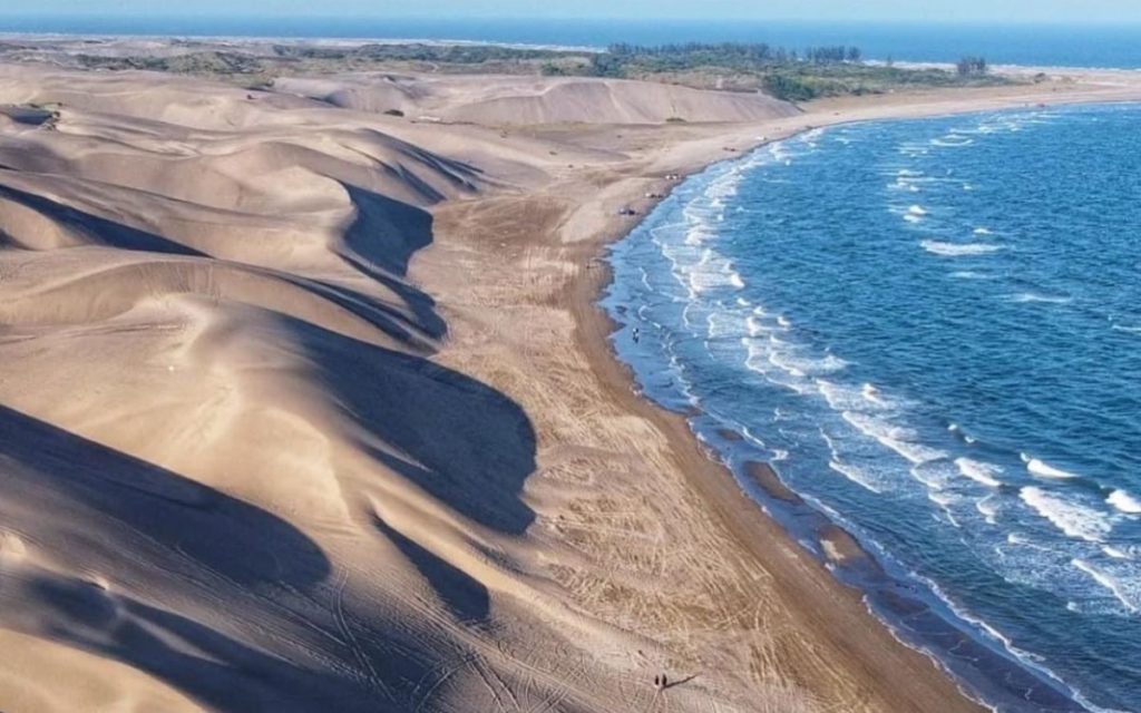 En playa Chachalacas es posible surfear ¡en las dunas de arena! se ubica a una hora del puerto de Veracruz. 