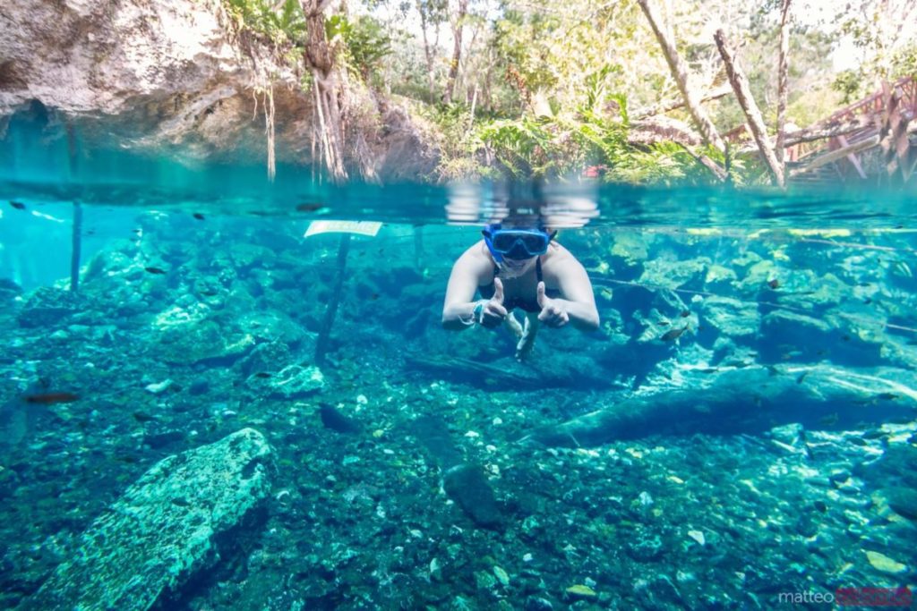 El Gran Cenote Azul es un destino perfecto para aventureros y amantes de la naturaleza.