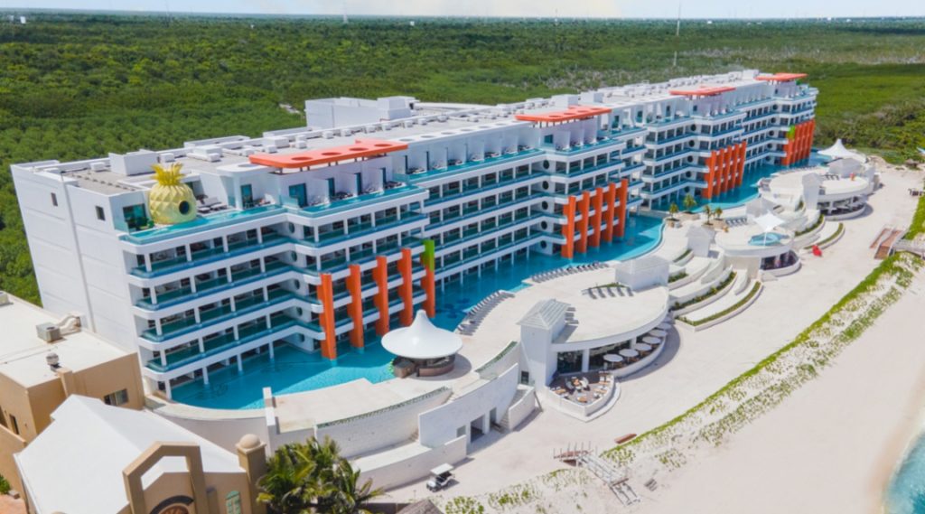 El hotel Nickelodeon es el primer hotel de la marca en México.